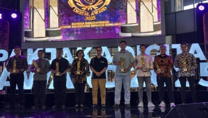 Polres Metro Tangerang Kota Diganjar Penghargaan Mitra Strategis di Pak Jaka Digital Award 2025