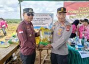 Dukung Ketahanan Pangan, Polres Sanggau Salurkan 7 Ton Beras SPHP Lewat Gerakan Pangan Murah