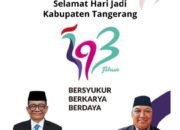 H. Iwan Firmansyah Effendi .S.Sos.S.T.M.SI. Kadis DBMSDA Mengucapkan Selamat Hari Jadi Kabupaten Tangerang ke-393