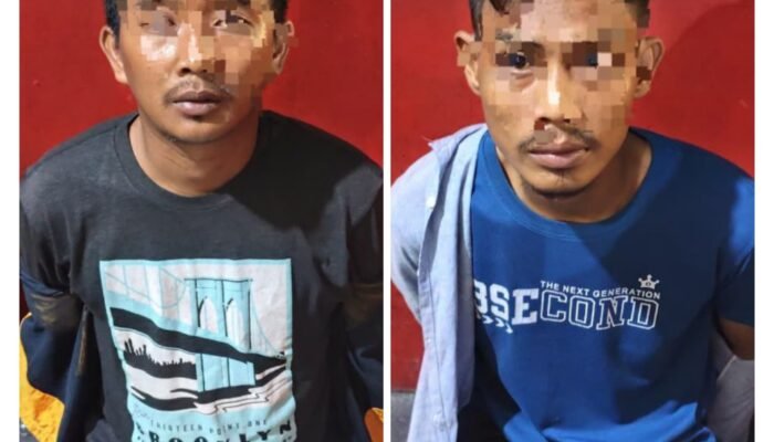 Dua Terduga Pelaku Begal Diamankan Unit Reskrim Polsek Ciledug Kota Tangerang