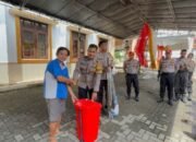 Siswa Latja SPN Polda Banten Gelar Bakti Religi di Klenteng Avalokitesvara Panongan