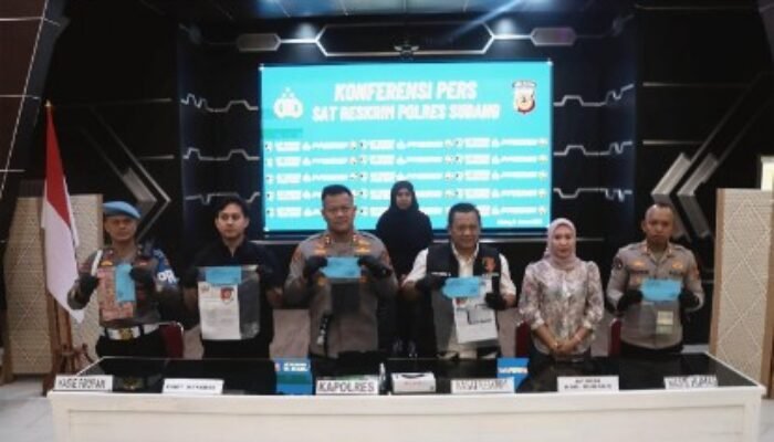 Polres Subang Ungkap OTT Oknum LSM yang Peras Kepala Desa, Kapolres Tegaskan Tak Ada Ruang Premanisme