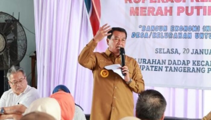 Bupati Tangerang Harap KKMP Kelurahan Dadap Kosambi Bisa Berikan Kontribusi Bagi Aktifitas Usaha dan Perekonomian Lokal
