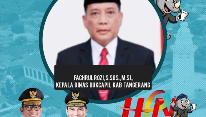 Kepala Dukcapil Kabupaten Tangerang Fachrul Rozi, S.Sos., M.Si., Mengucapkan Selamat Hari Pers Nasional Tahun 2026