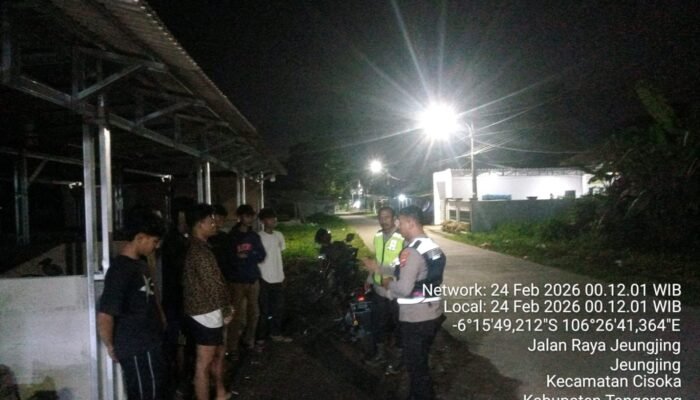 Sigap Tangani Aduan Warga, Polsek Cisoka Polresta Tangerang Jaga Kamtibmas Tetap Kondusif