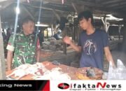 Babinsa Pantau Harga Sembako di Pasar Selama Bulan Suci Ramadhan