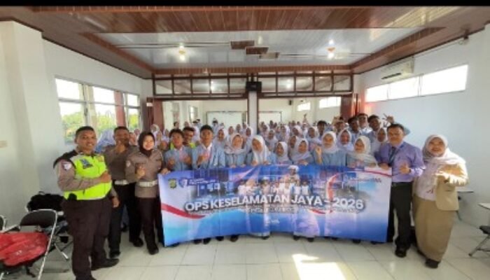 Satlantas Polres Metro Tangerang Kota Edukasi Pelajar SMK Lewat Ops Keselamatan Jaya 2026