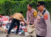 Kapolsek Pasar Kemis Pimpin Giat Korvei, Wujud Kepedulian Terhadap Kebersihan Lingkungan