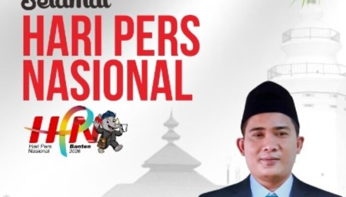 H. Ahmad Baidowi, S. pd. I., M. H. Wakil ketua Dewan DPRD Kabupaten Tangerang Mengucapkan Selamat Hari Pers Nasional Tahun 2026