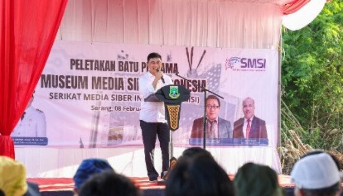 Sejarah Terukir di Tanah Jawara: Wagub Dimyati dan Ketum Firdaus Letakkan Batu Pertama Museum Media Siber Pertama di Indonesia