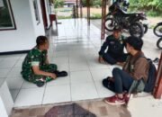 Komsos Kopka Asep Arifin Babinsa Desa Gintung Cilejet