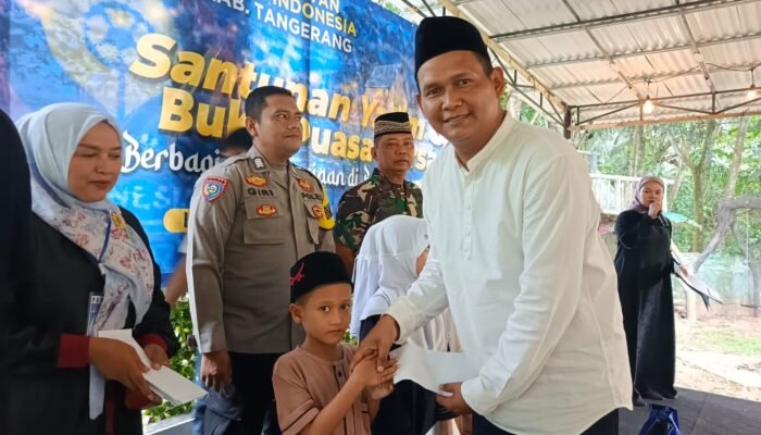 Berbagi Kebahagiaan di Bulan Ramadan, DPC KWRI Kabupaten Tangerang Santuni Puluhan Anak Yatim