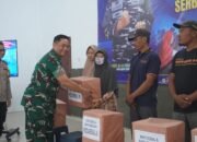 Wakili Dandim, Kasdim 0510/Trs Hadiri Baksos Kodaeral III TNI AL