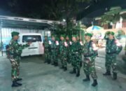 Intensifkan Keamanan Pesisir Utara Koramil 01/Teluknaga Patroli Malam