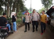 Kapolsek Cisoka dampingin Polresta tangerang pantau pengamanan Wisata Solear