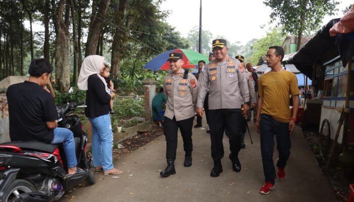 Kapolsek Cisoka dampingin Polresta tangerang pantau pengamanan Wisata Solear
