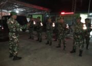 Tingkatkan Keamanan Pesisir Kabupaten Tangerang Koramil 01/Teluknaga Patroli Siskamling