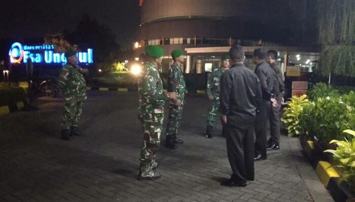 Intensifkan Keamanan Wilayah Koramil 14/Panongan Patroli Malam