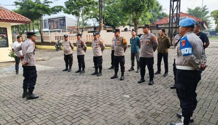 Apel Pagi Polsek Panongan Dipimpin Pawas, Tingkatkan Disiplin dan Kesiapsiagaan Personel