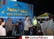 Cegah Tawuran Remaja, Kapolres Metro Tangerang Kota Gelar Night Run Bersama Warga