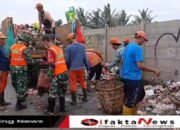 Jaga Kebersihan, Satgas Sampah Koramil 10/ Sepatan Lakukan Penanganan Sampah