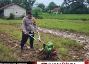 Bhabinkamtibmas Polsek Kronjo Hadiri Penanaman Jagung Serentak Dukung Swasembada Pangan
