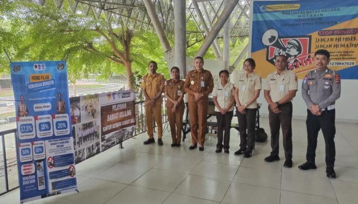 PLBN Motaain Hadirkan Pasar Murah dan Samsat Keliling, Masyarakat Perbatasan Sambut Antusias