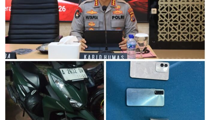 Ditreskrimum Polda Banten Ringkus Tiga Pelaku Jambret di Pandeglang